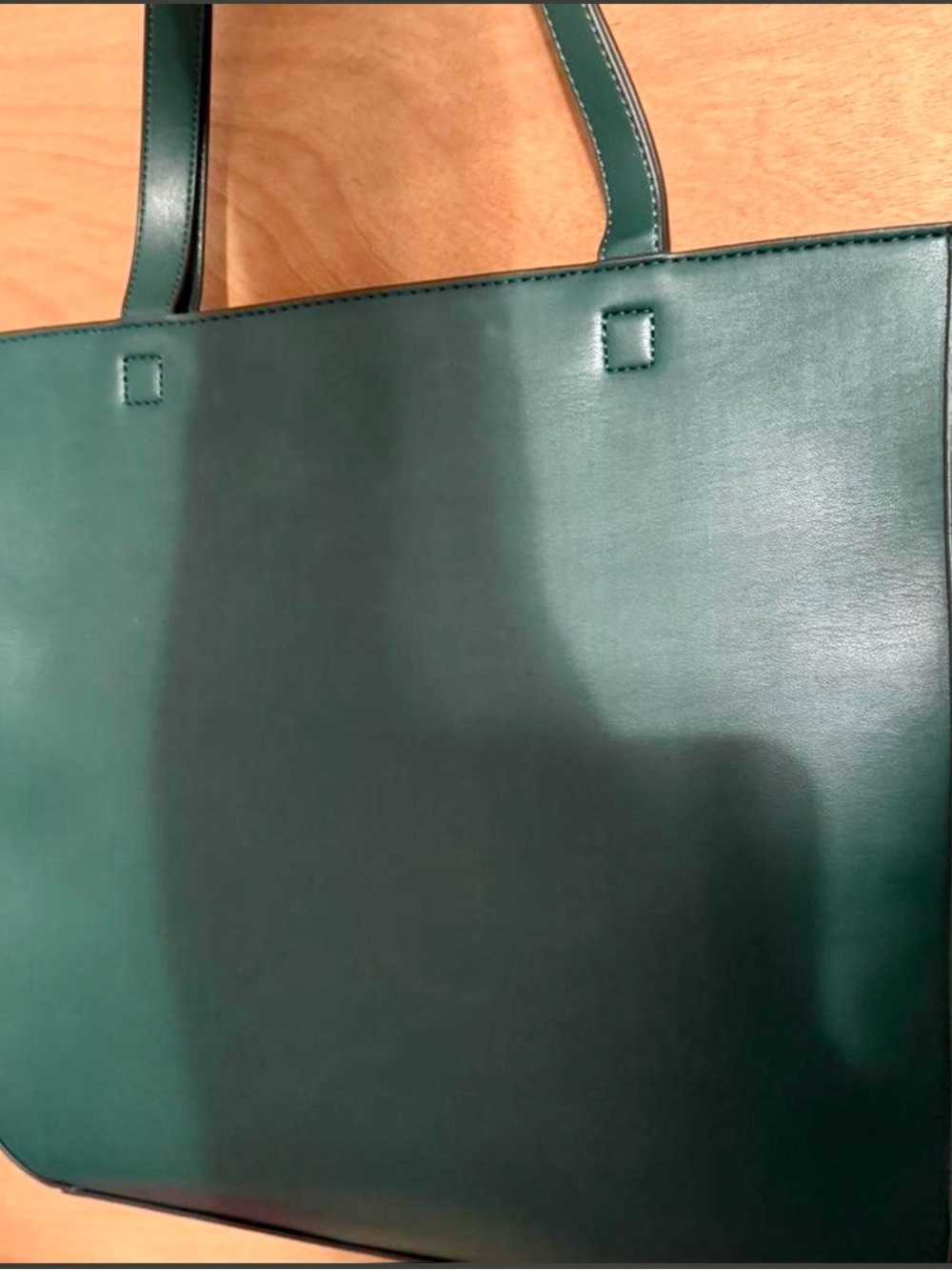 Karl Lagerfeld emerald green canelle bow tote - Picture 2 of 3